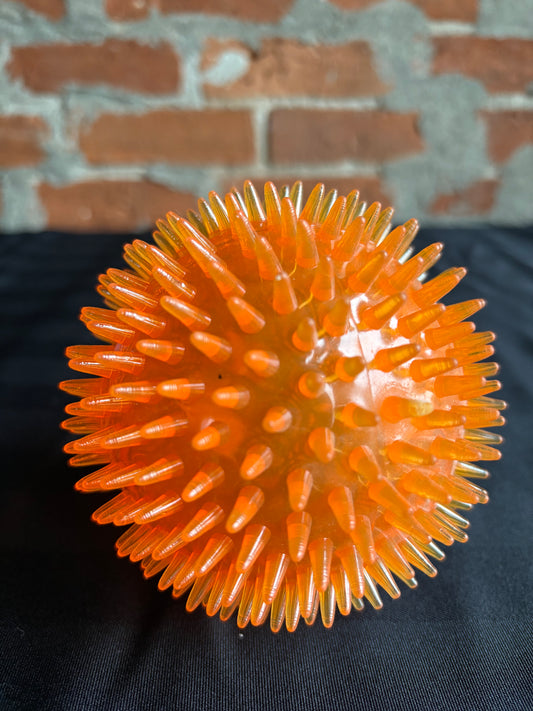 Rubber Spiked Squeaker Ball